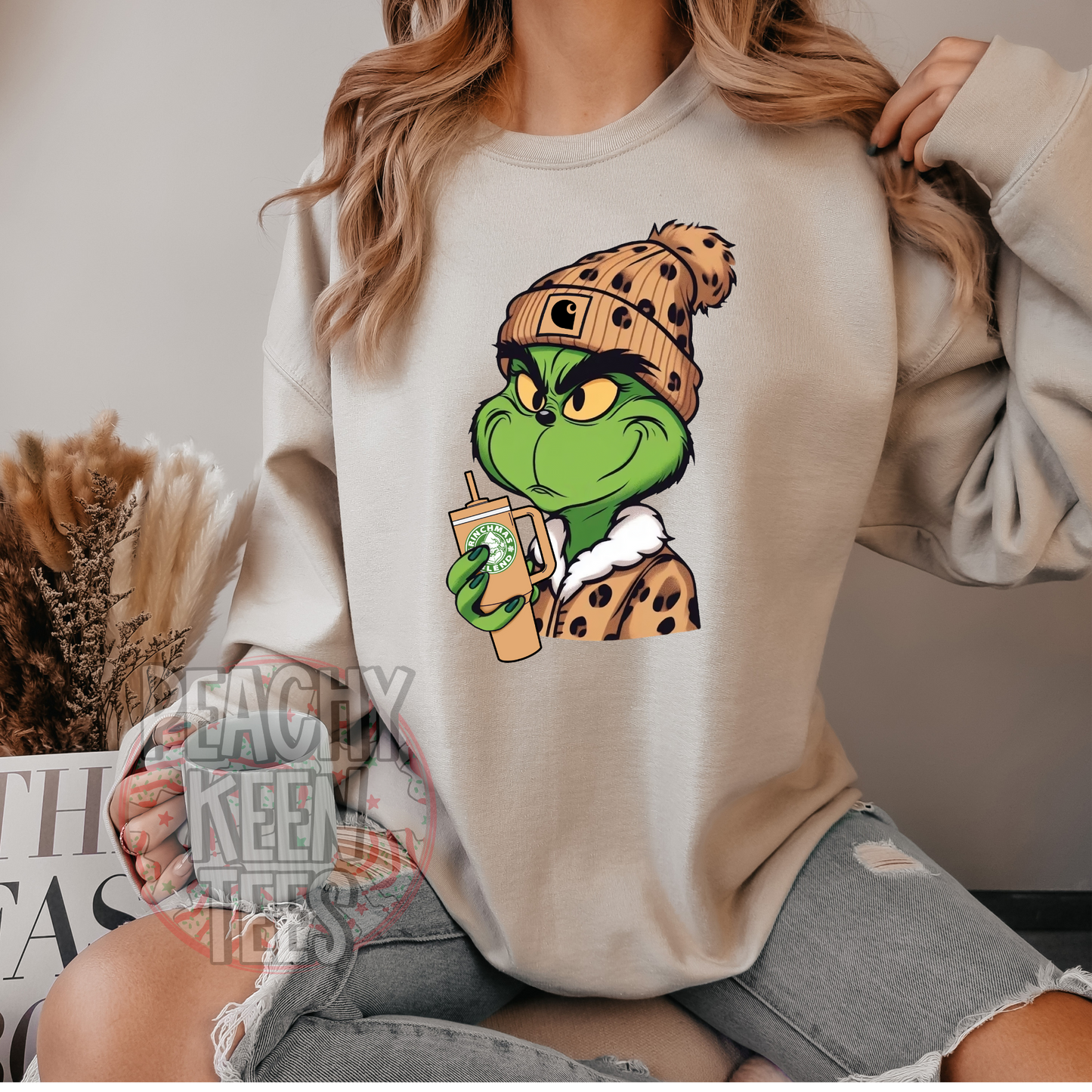 40oz Tumbler Grinch